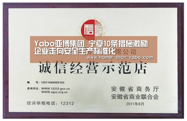 Yabo亚博集团_宁夏10条措施激励企业走向安全生产标准化(图3) 亚博体育登录